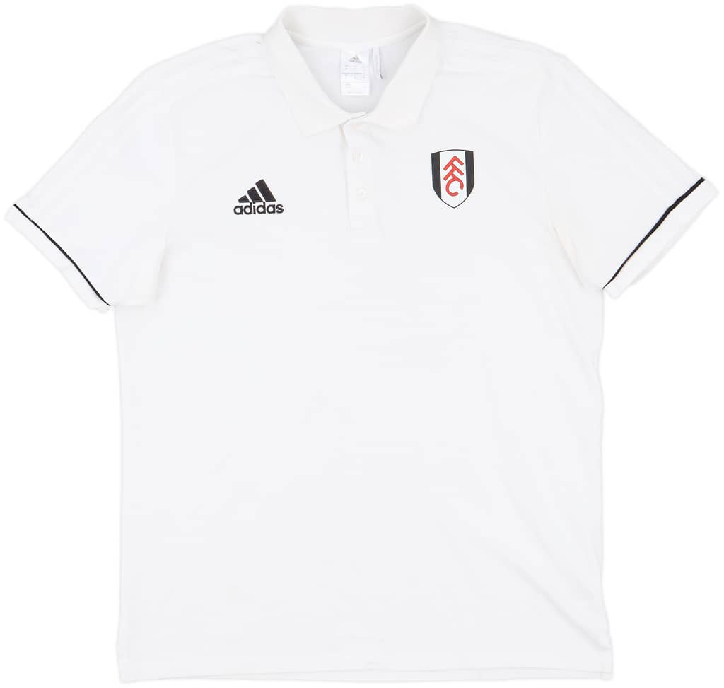 2017-18 Fulham adidas Polo Shirt - 9/10 - (XL)
