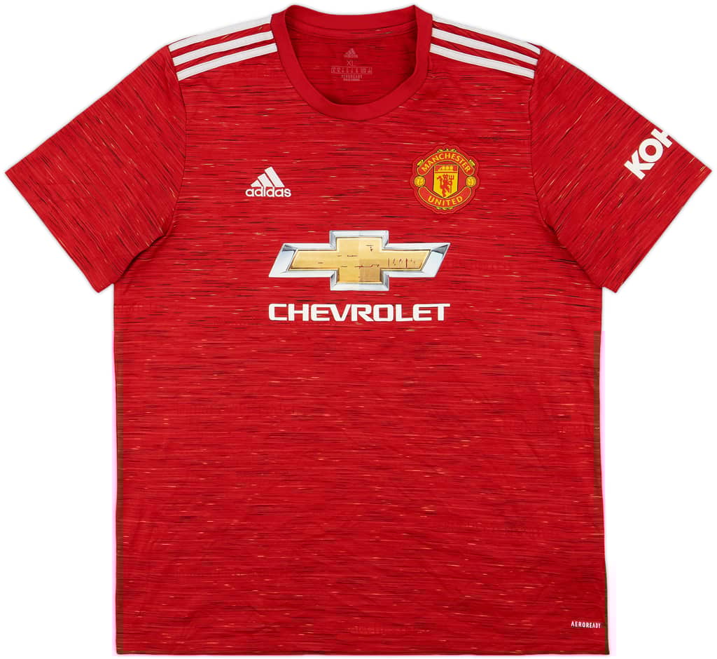 2020-21 Manchester United Home Shirt - 5/10 - (XL)