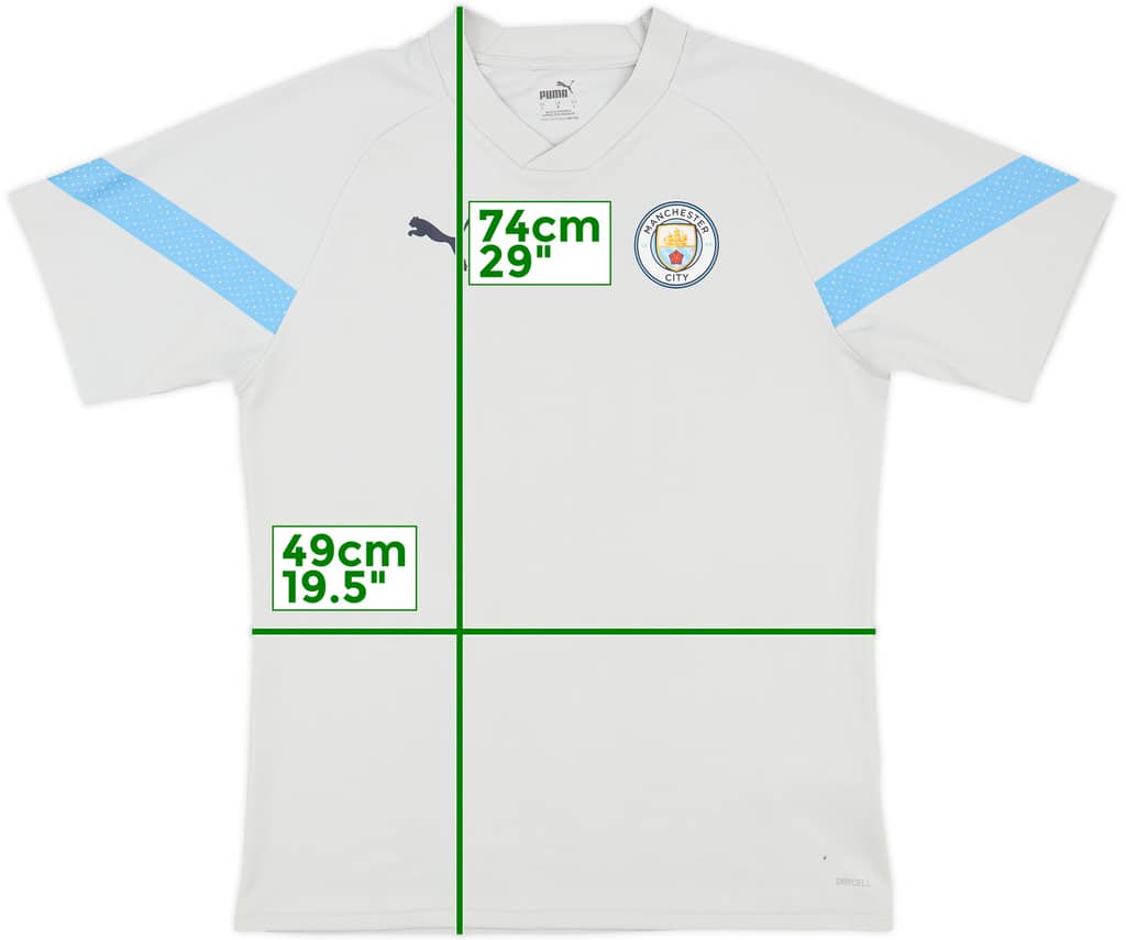 2022-23 Manchester City Puma Training Shirt - 8/10 - (L)