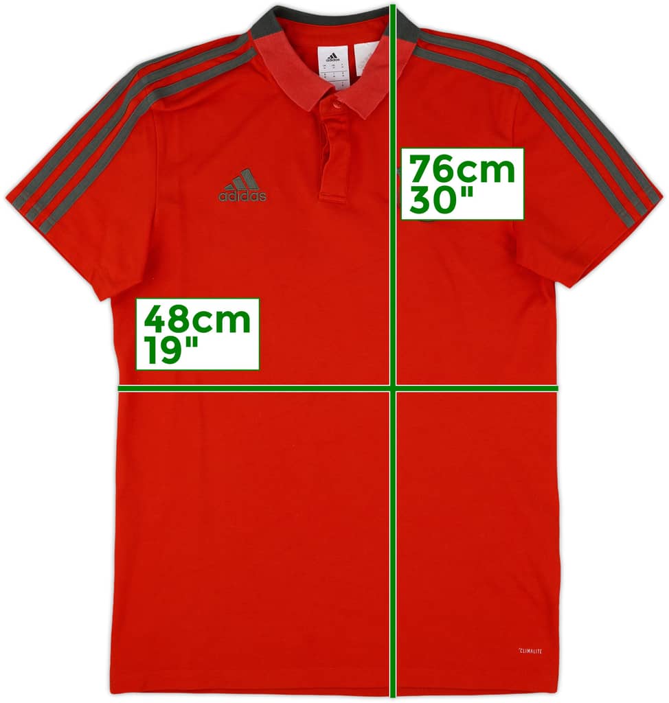 2017-18 Bayern Munich adidas Polo Shirt - 8/10 - (M)