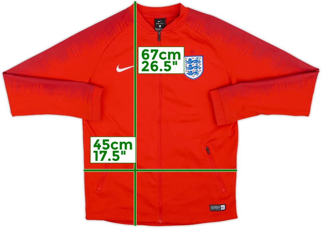 2018-19 England Nike Track Jacket - 8/10 - (XL.Boys)