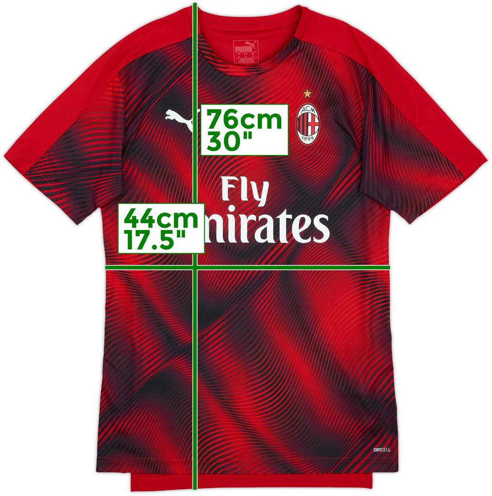 2019-20 AC Milan Puma Training Shirt - 10/10 - (M)