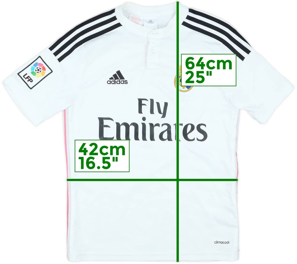 2014-15 Real Madrid Home Shirt - 6/10 - (L.Boys)