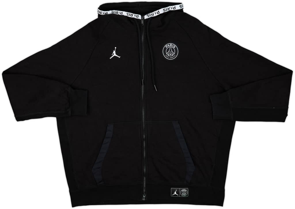 2019-20 Paris Saint-Germain Jordan Hooded Track Jacket - 8/10 - (XXL)