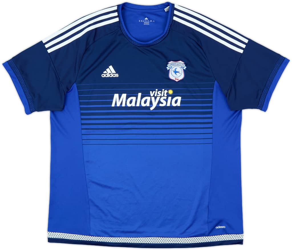 2015-16 Cardiff Home Shirt - 8/10 - (XXL)