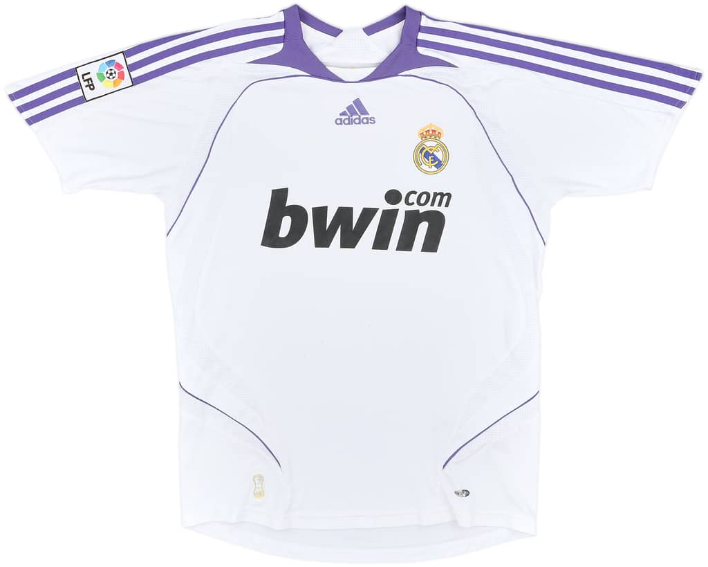 2007-08 Real Madrid Home Shirt - 6/10 - (XS)