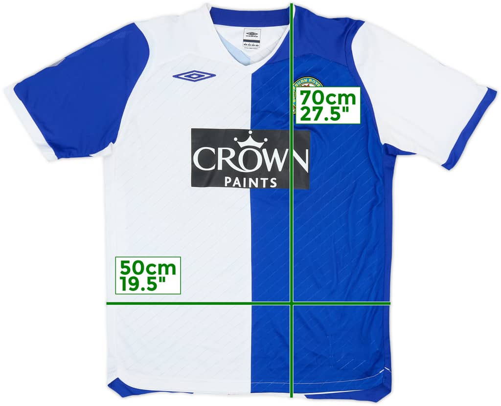 Camiseta de local del Blackburn 2008-09 - 5/10 - (M)