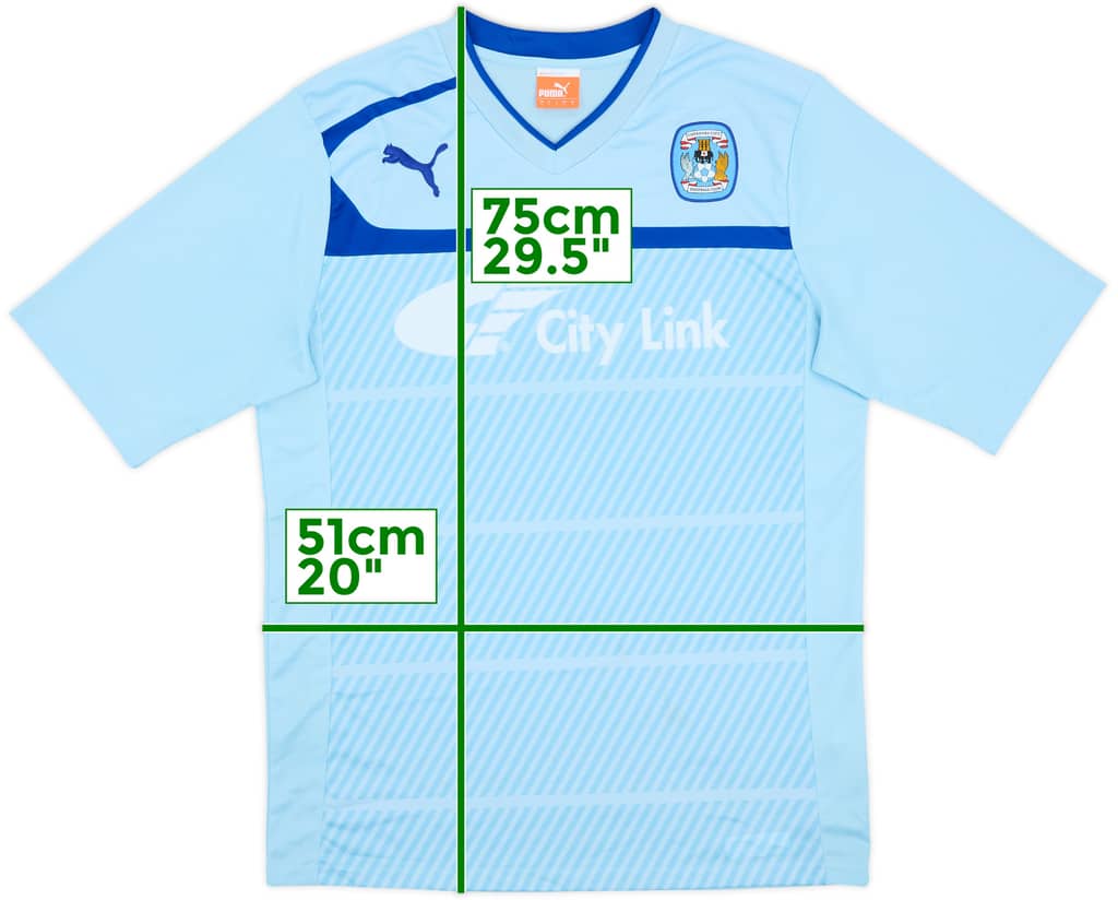 2012-13 Coventry Home Shirt - 8/10 - (L)