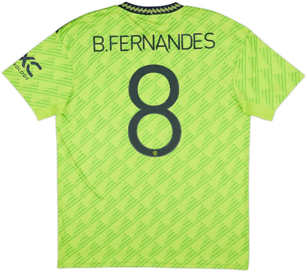 2022-23 Manchester United Third Shirt B.Fernandes #8 - 6/10 - (S)