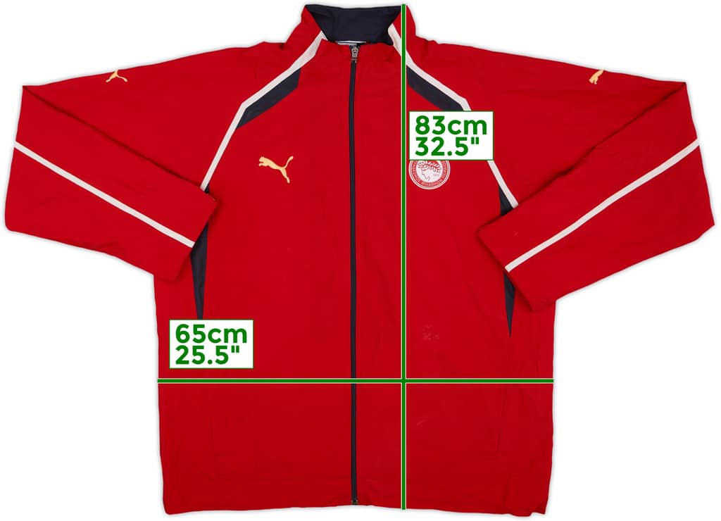 2005-06 Olympiakos Puma Track Jacket - 7/10 - (XL)