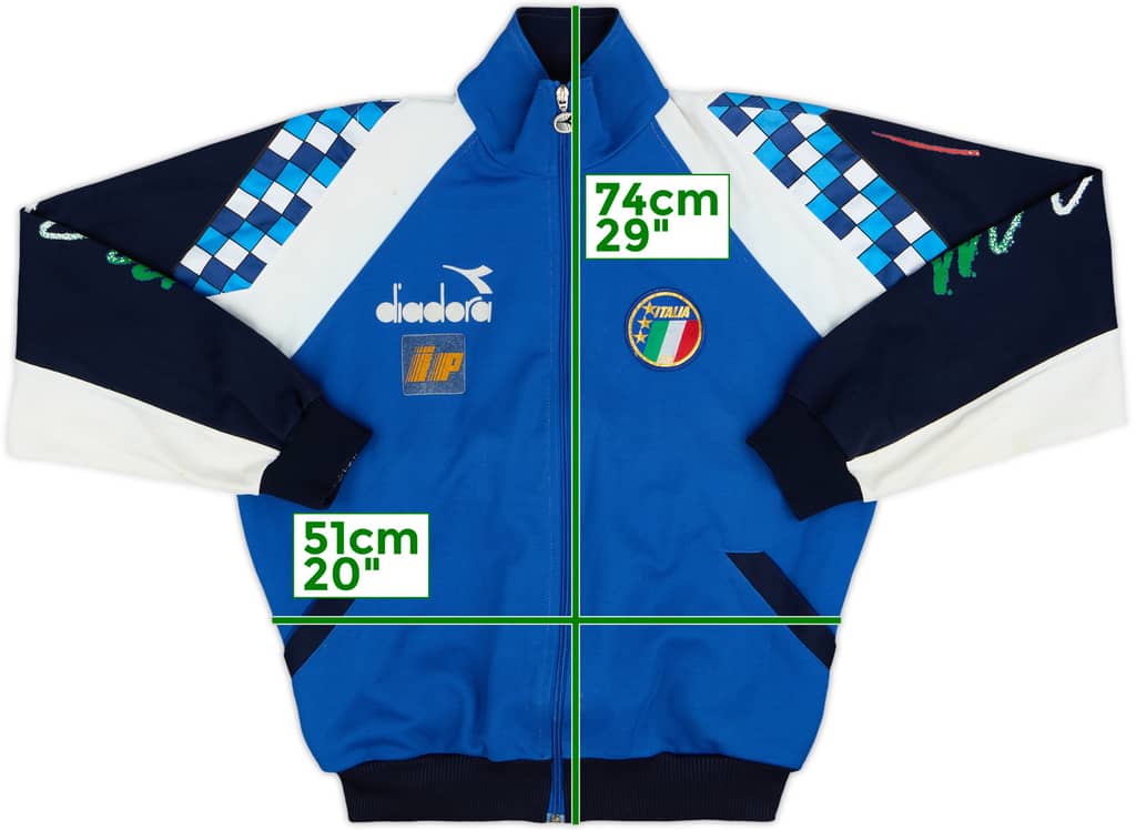 1990 Italy Diadora Track Jacket - 6/10 - (L)