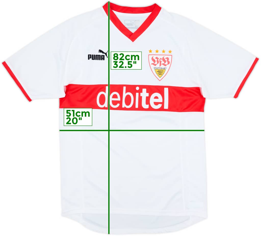 2003-04 Stuttgart Home Shirt - 8/10 - (M)