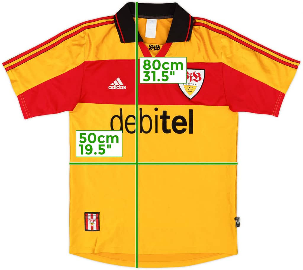 2000-01 Stuttgart Away Shirt - 8/10 - (S)
