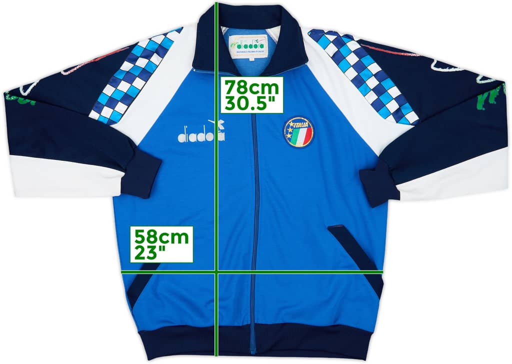 1990 Italy Diadora Track Jacket - 6/10 - (XL)