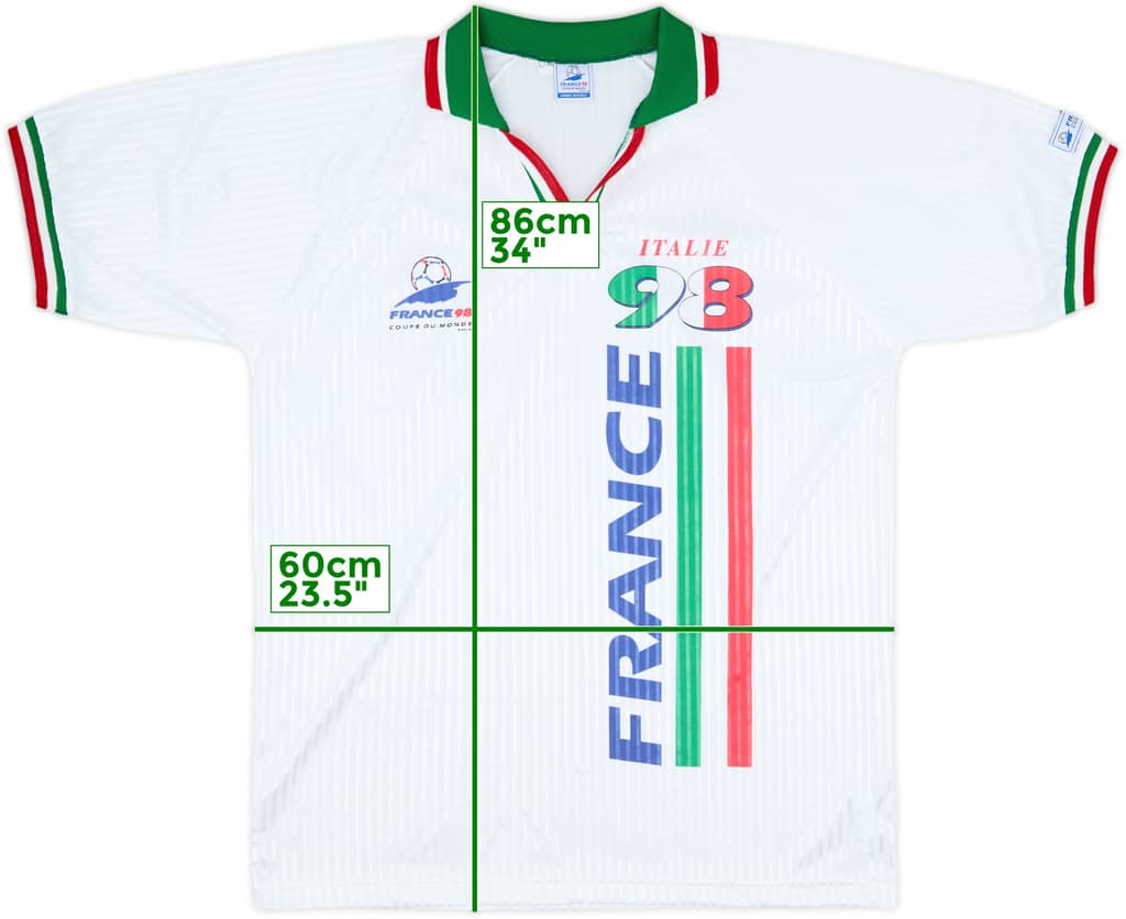 1998 Italy World Cup Training Shirt - 9/10 - (L/XL)