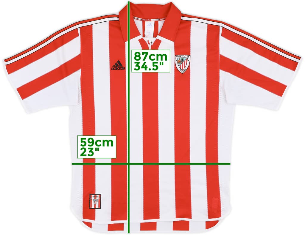 1999-01 Athletic Bilbao Home Shirt - 8/10 - (XL)