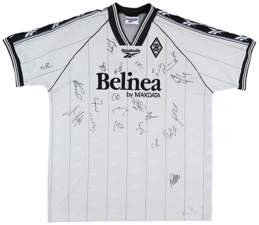1997-98 Borussia Monchengladbach Signed Home Shirt - 9/10 - (XXL)