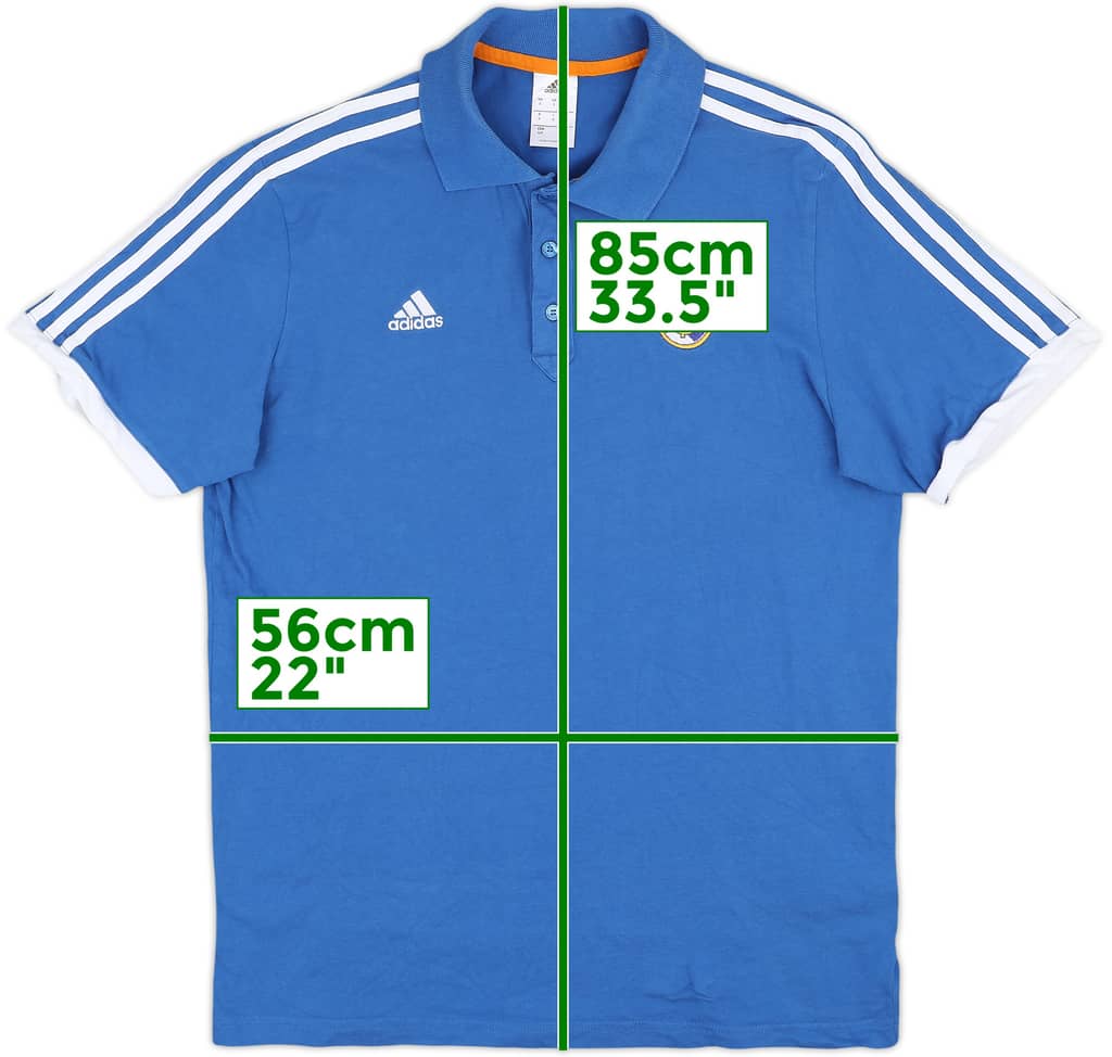 2013-14 Real Madrid adidas Polo Shirt - 9/10 - (S)