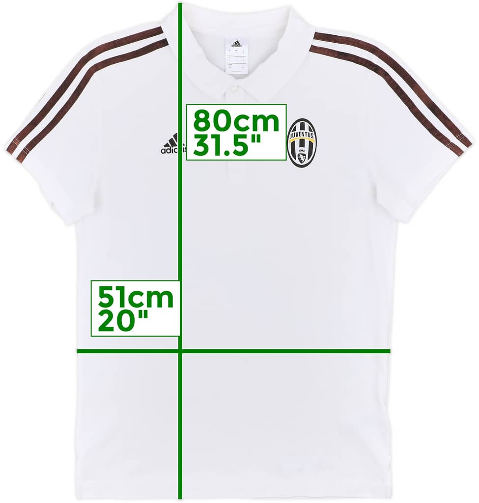 2010-11 Juventus adidas Cotton Polo Shirt - 9/10 - (S)
