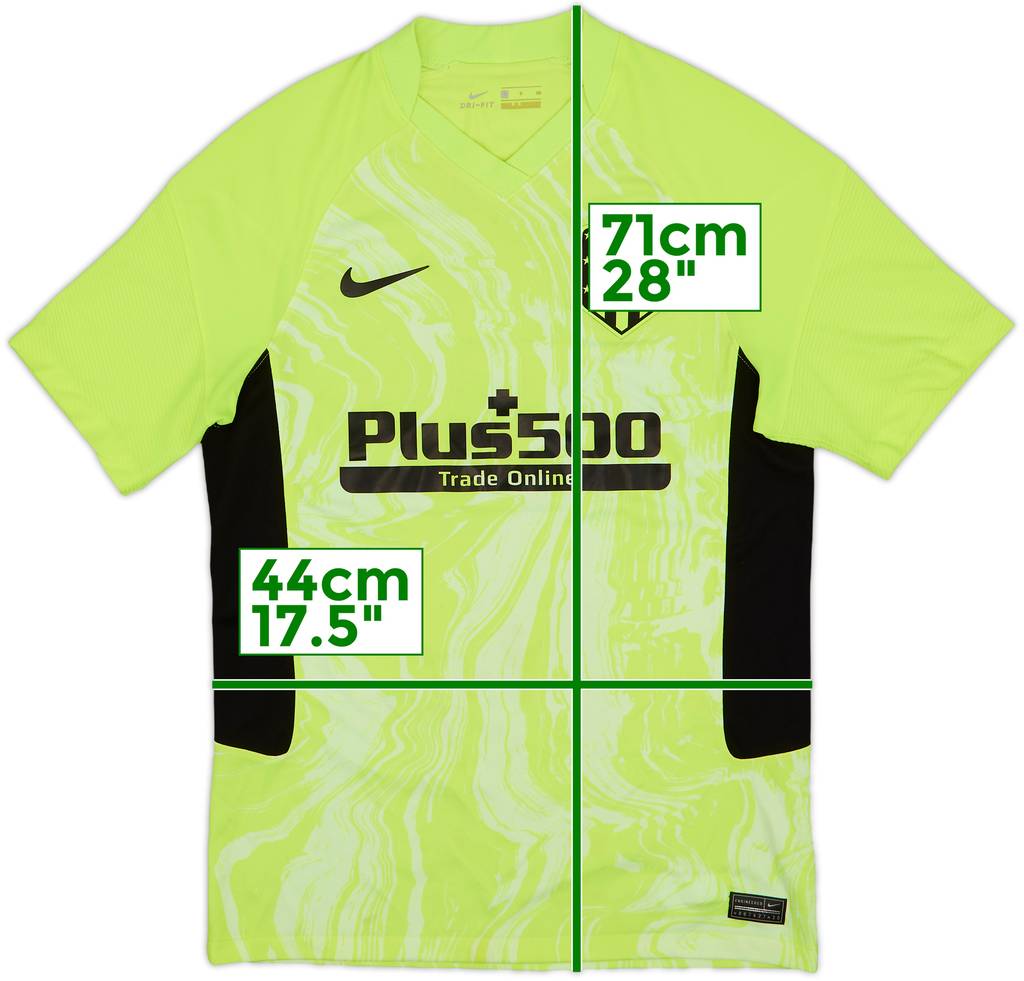 2020-21 Atletico Madrid Third Shirt - 8/10 - (S)