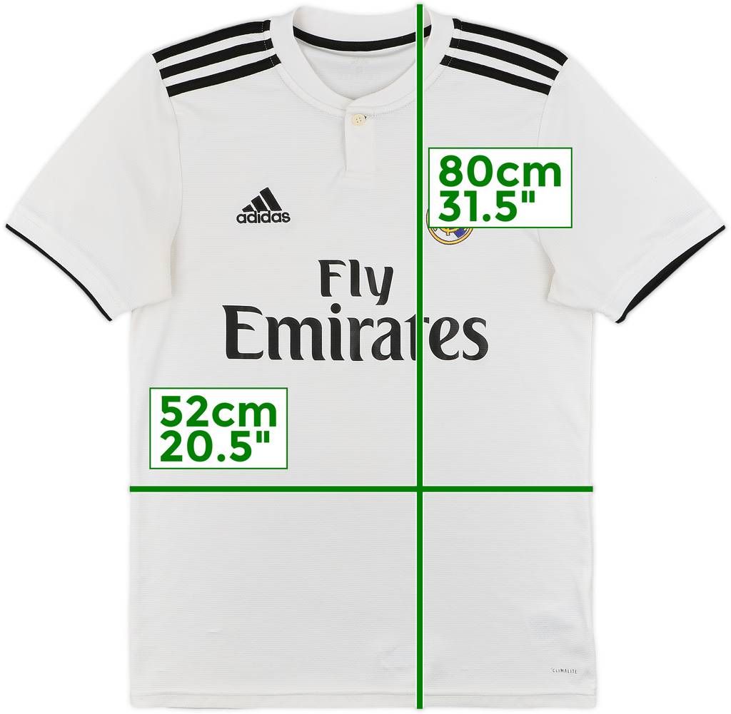 2018-19 Real Madrid Home Shirt - 7/10 - (S)