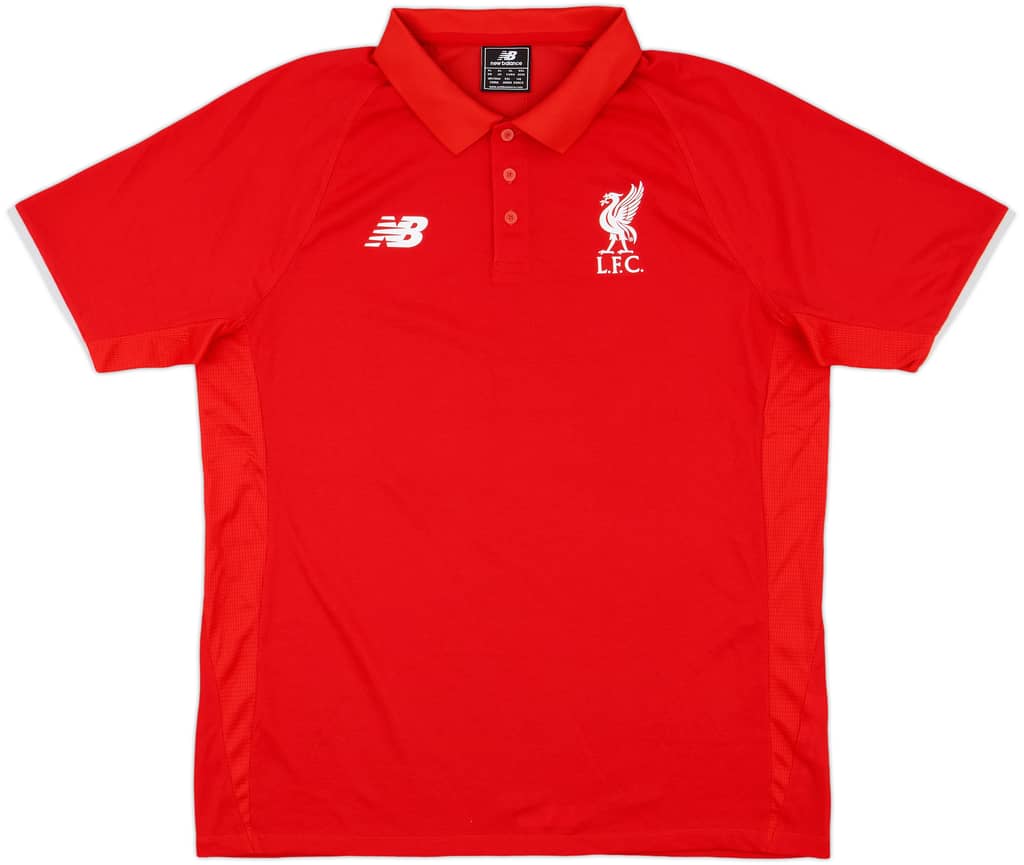 2015-16 Liverpool New Balance Polo Shirt - 8/10 - (XL)