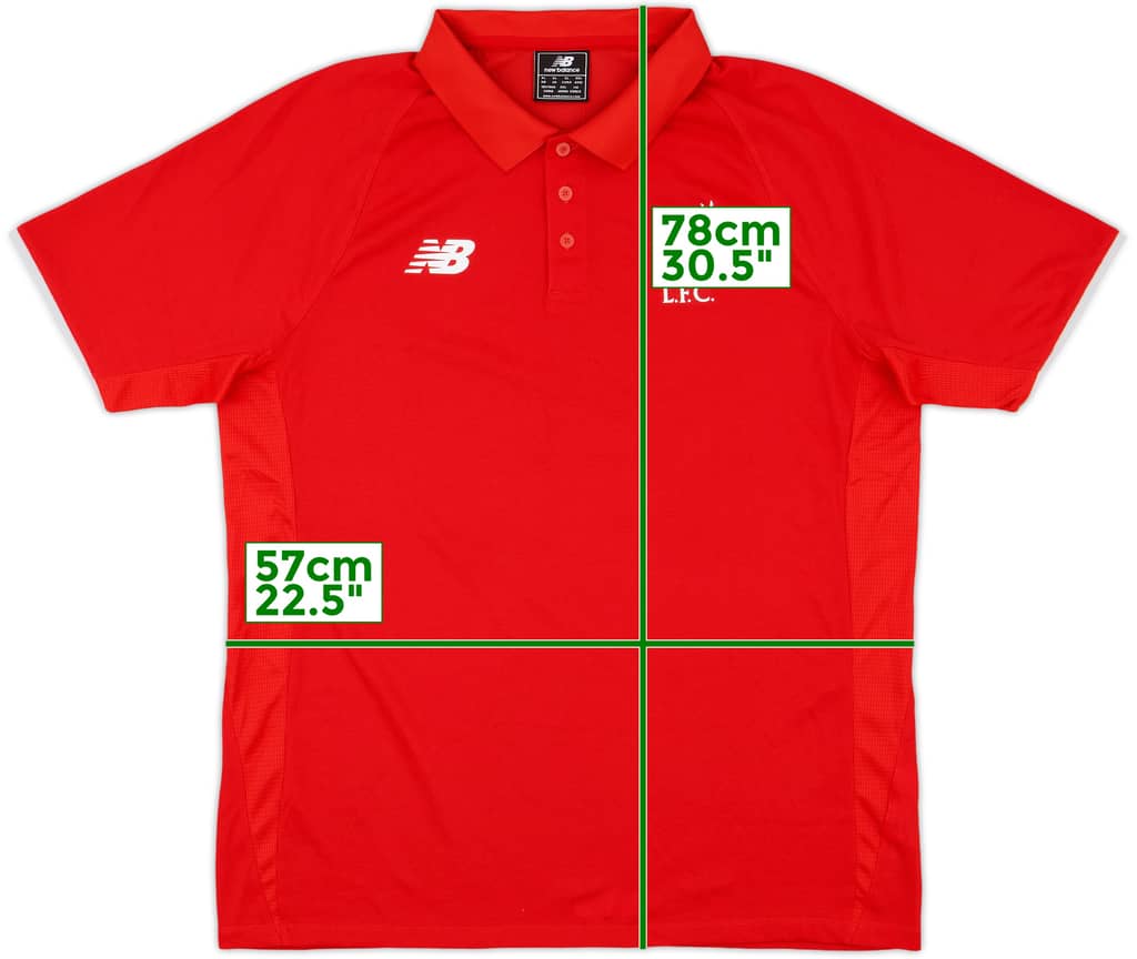 2015-16 Liverpool New Balance Polo Shirt - 8/10 - (XL)