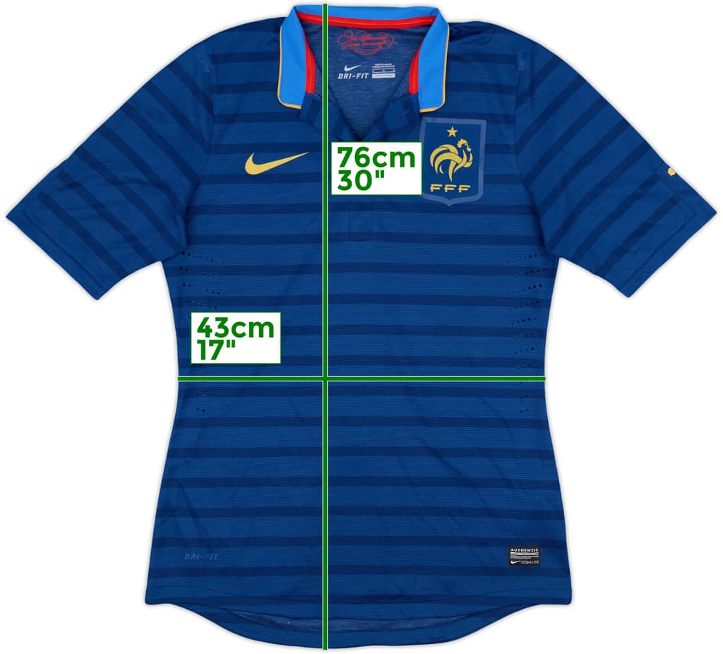 2012-13 France Player Issue Home Shirt - 8/10 - (M)