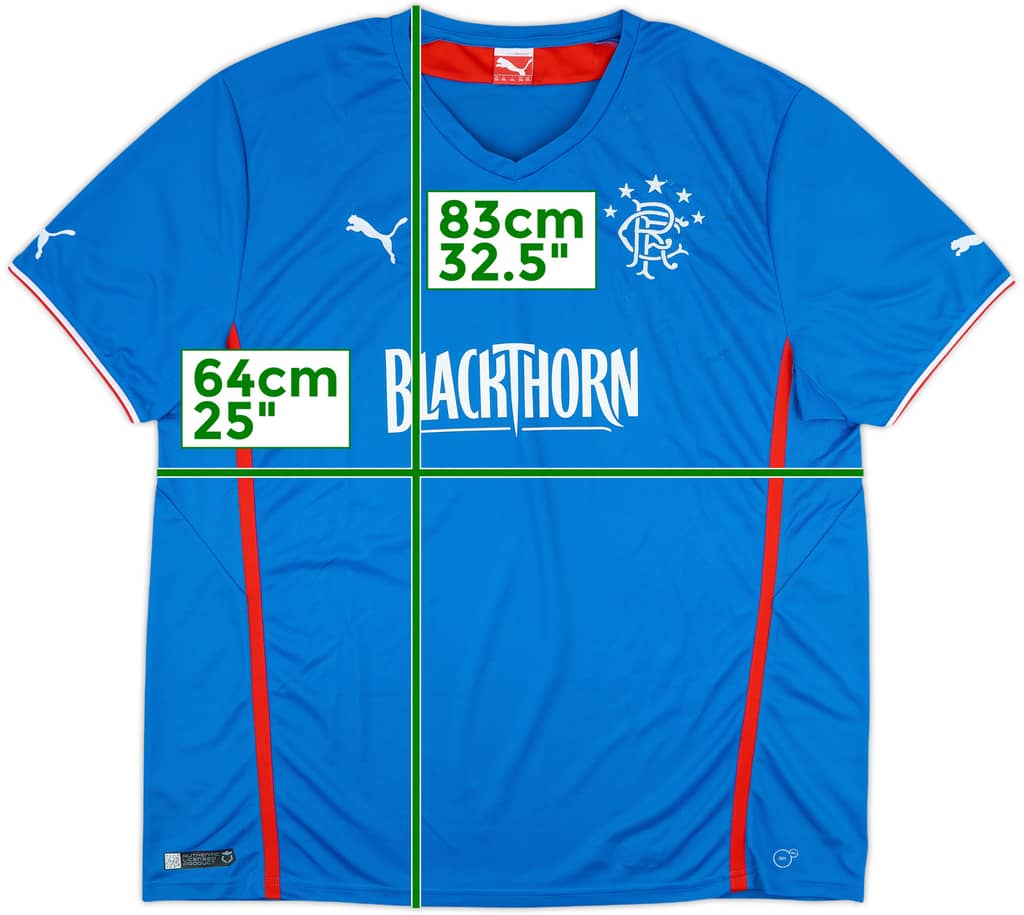 2013-14 Rangers Home Shirt - 7/10 - (3XL)
