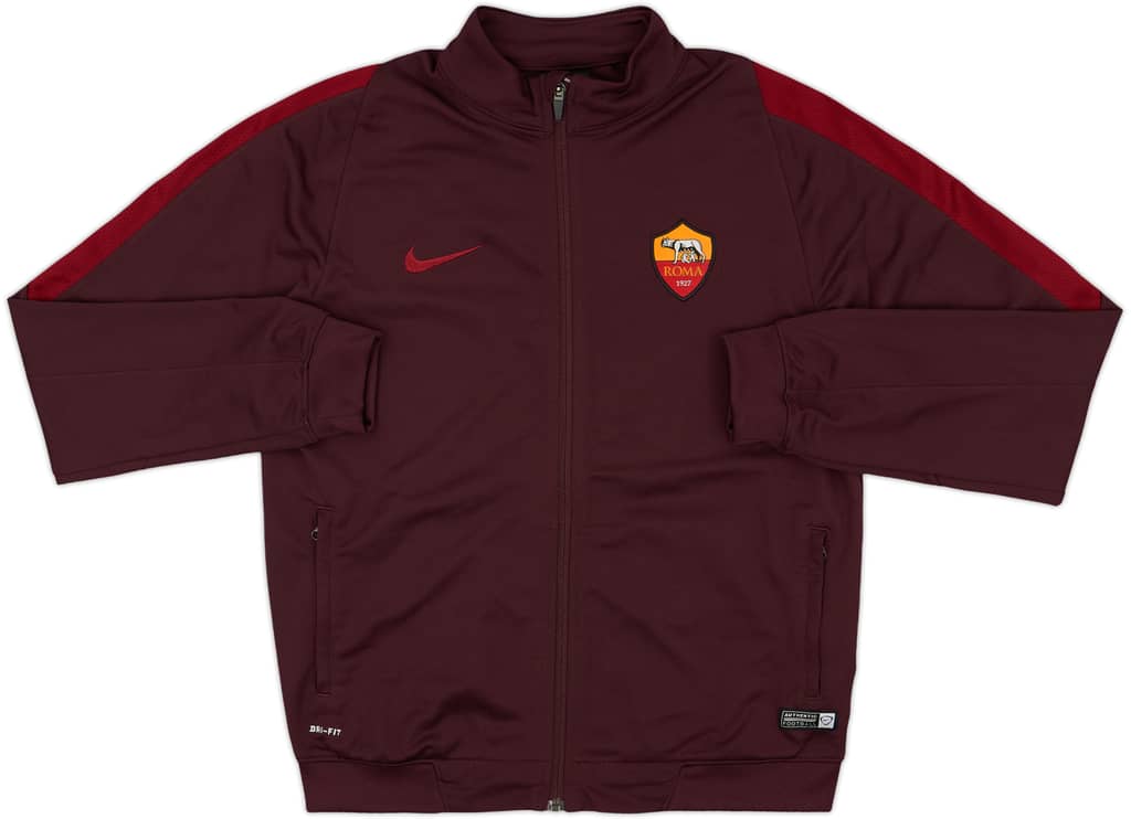 2015-16 Roma Nike Track Jacket - 9/10 - (L.Boys)