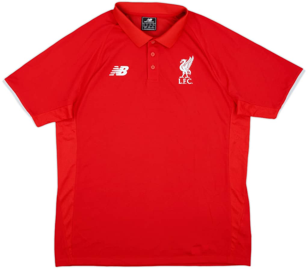 2015-16 Liverpool New Balance Polo Shirt - 9/10 - (XL)