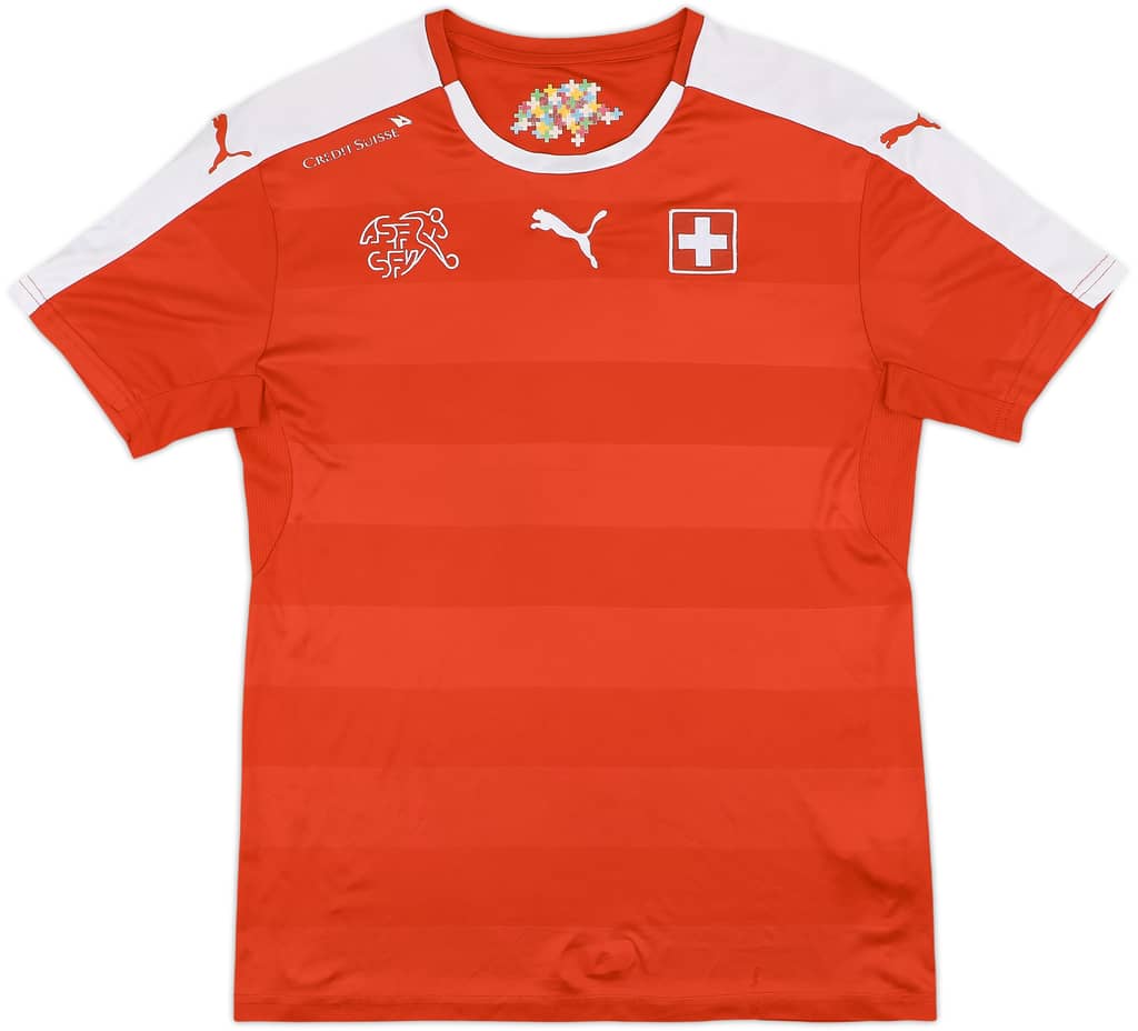 2016-17 Switzerland Home Shirt - 6/10 - (M)