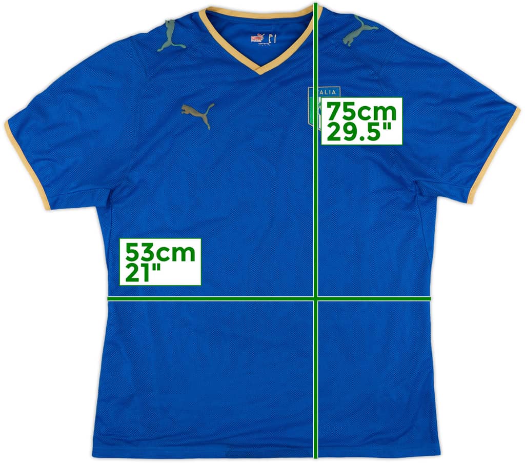 2007-08 Italy Home Shirt - 5/10 - (L)