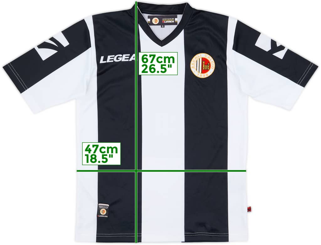 2007-08 Ascoli Home Shirt - 8/10 - (S)