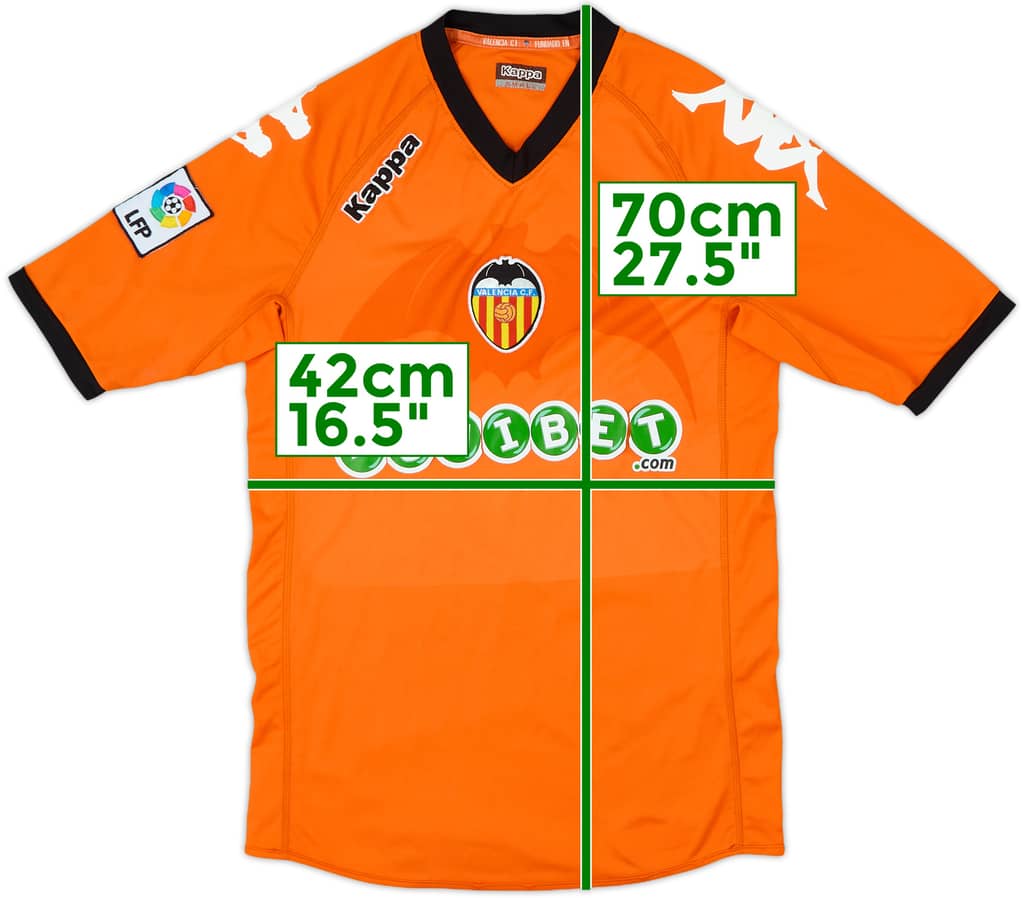 2010-11 Valencia Away Shirt - 7/10 - (S)