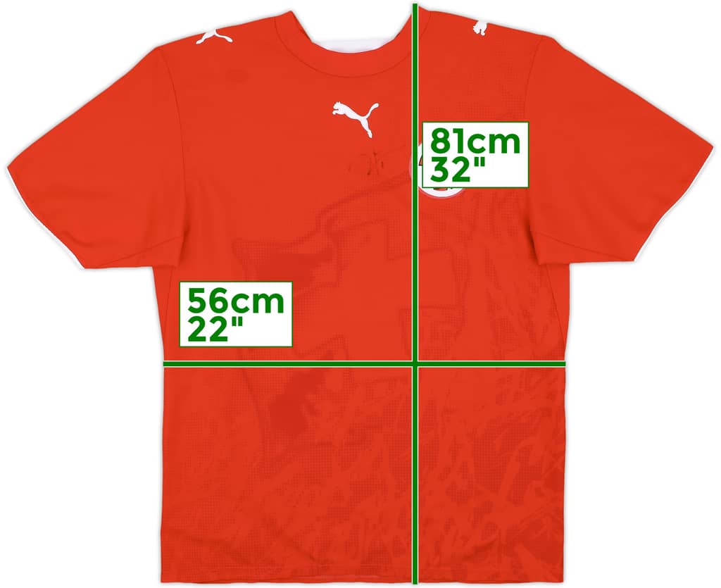 2006-08 Switzerland Home Shirt - 7/10 - (M)
