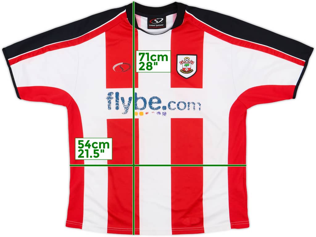 2006-08 Southampton Home Shirt - 5/10 - (L)