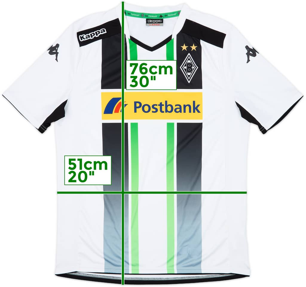 2014-15 Borussia Monchengladbach Home Shirt - 10/10 - (L)