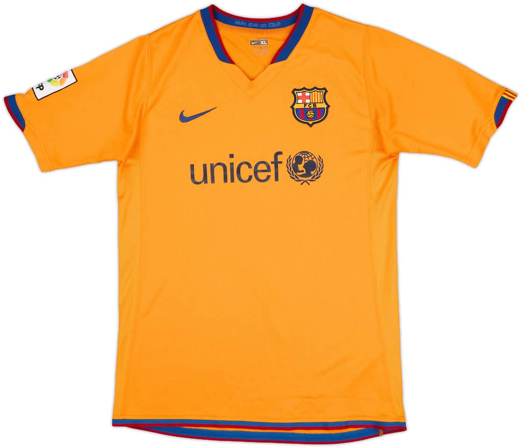2006-08 Barcelona Away Shirt - 8/10 - (XL.Boys)