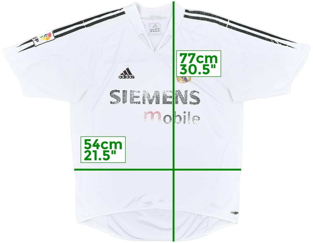 2004-05 Real Madrid Home Shirt - 5/10 - (M)