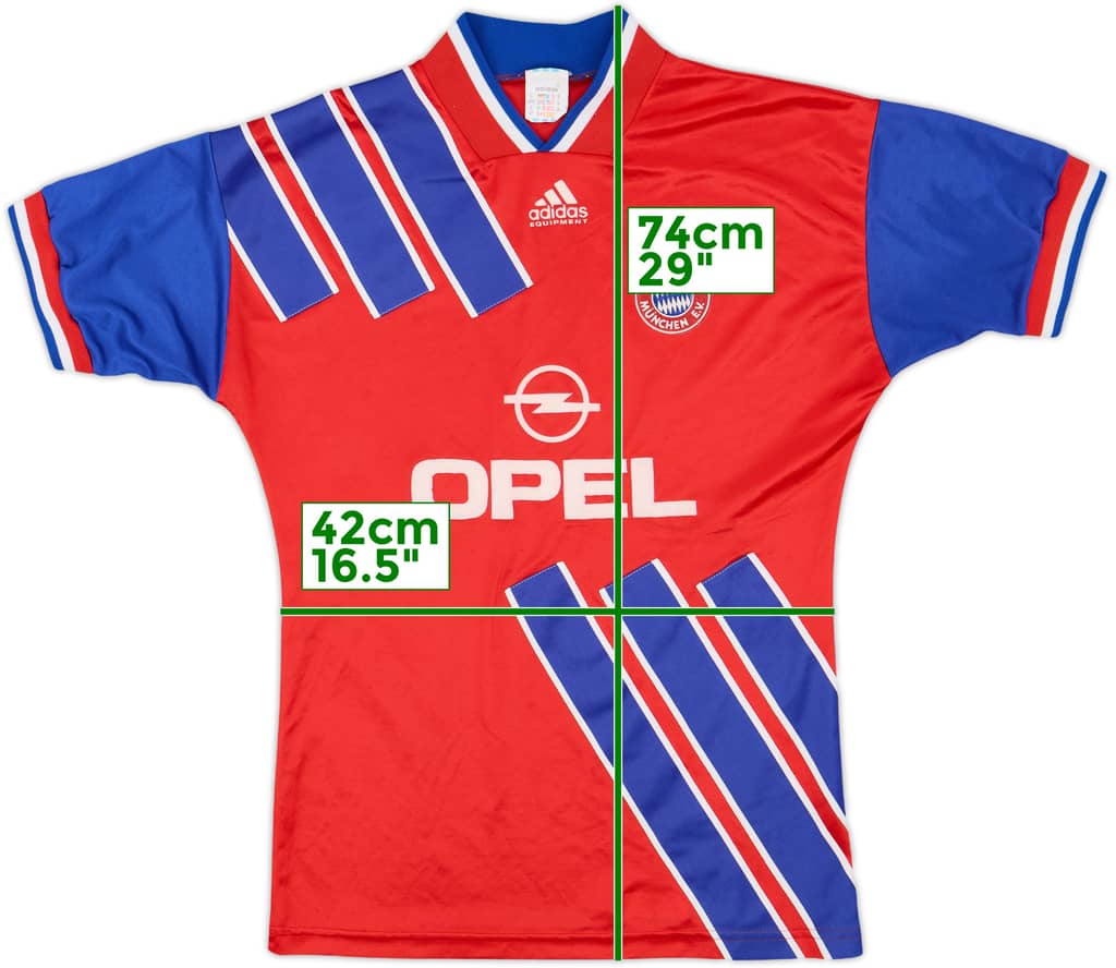 1993-95 Bayern Munich Home Shirt - 8/10 - (S)