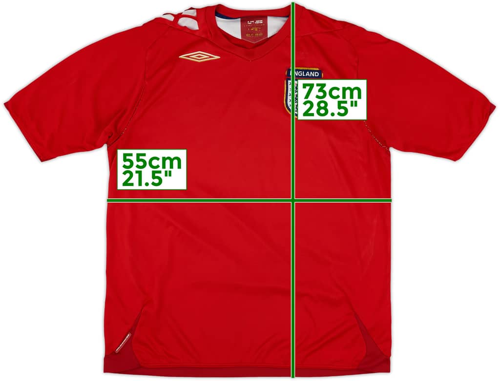 2006-08 England Away Shirt - 5/10 - (L)