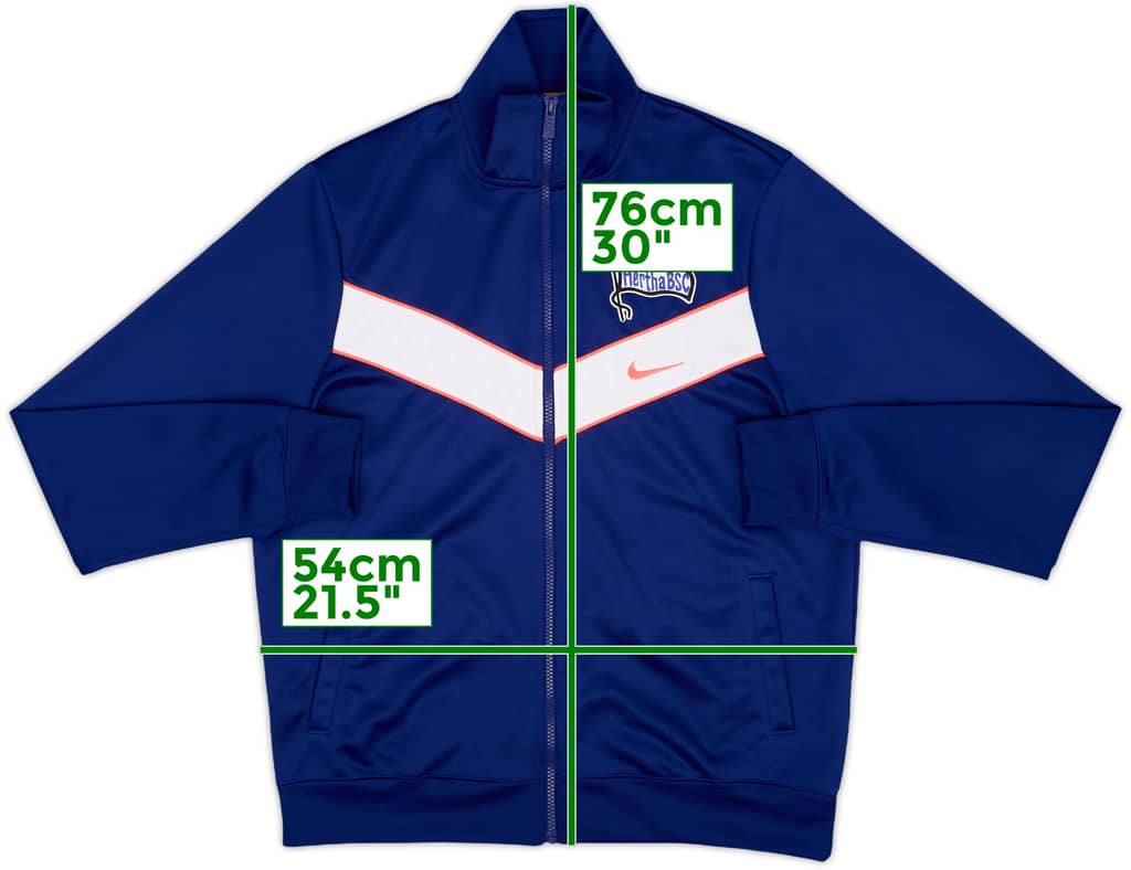 2014-15 Hertha Berlin Nike Track Jacket - 8/10 - (L)