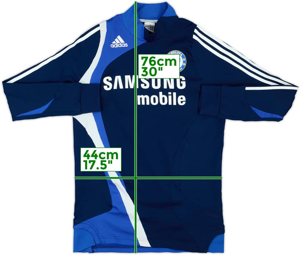 2007-08 Chelsea adidas Formotion Drill Top - 8/10 - (M)