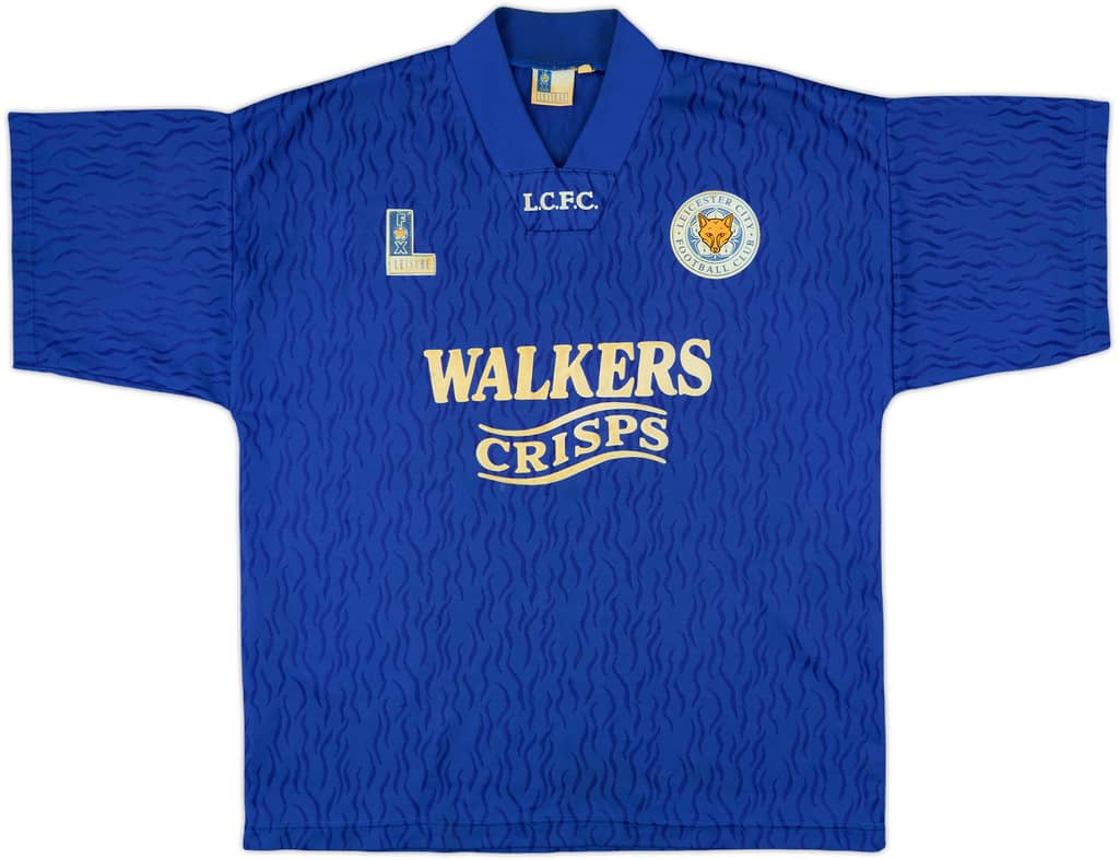 1992-94 Leicester Home Shirt - 8/10 - (L)