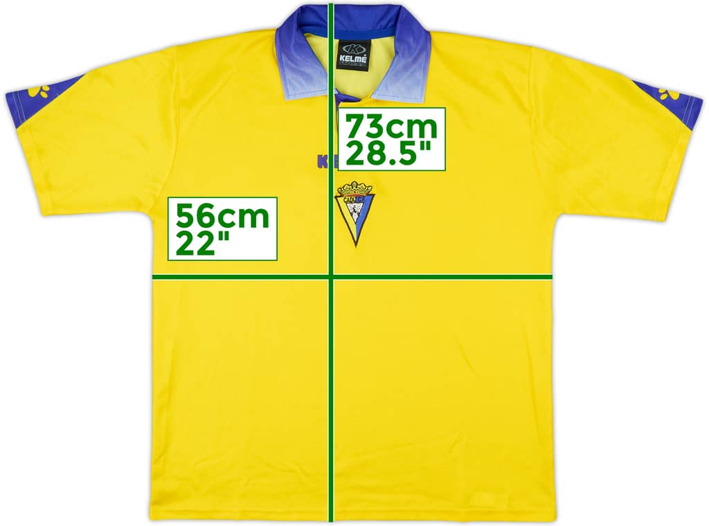 1998-00 Cadiz Home Shirt - 8/10 - (M)