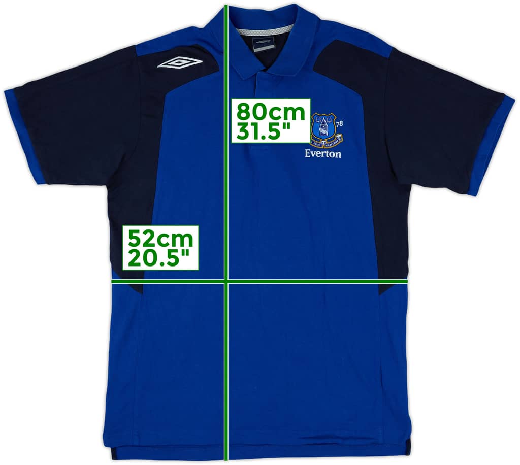 2007-08 Everton Umbro Polo Shirt - 8/10 - (L)