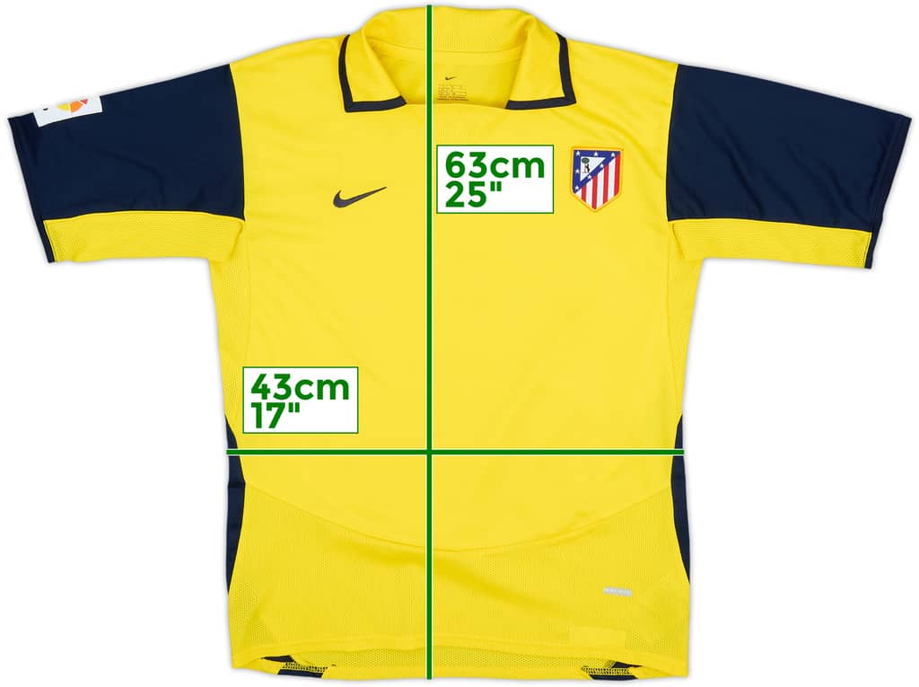 2003-04 Atletico Madrid Away Shirt - 6/10 - (L.Boys)