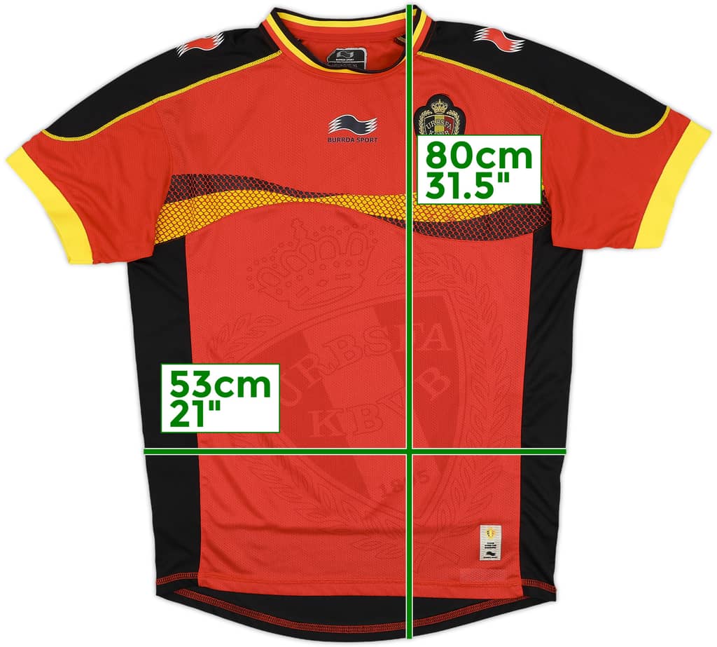 2012-14 Belgium Home Shirt - 9/10 - (XL)