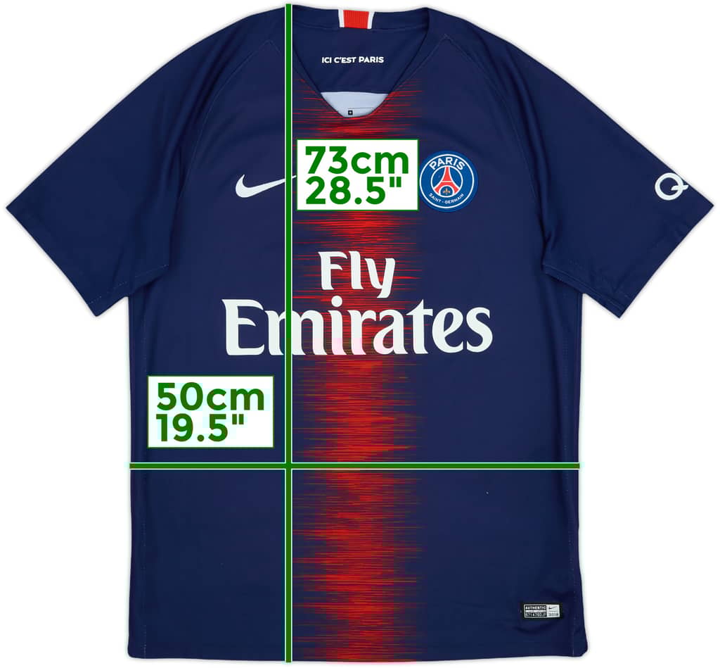 2018-19 Paris Saint-Germain Home Shirt - 5/10 - (M)